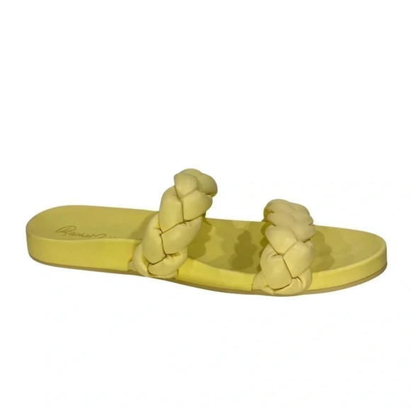 Rachel  Zoe Emilie Braided Sandals | Yellow | Size 11 - Picture 9 of 11